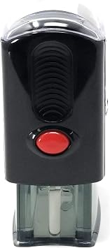 Custom Self Inking Rubber Stamp - 1 Line (Blue)