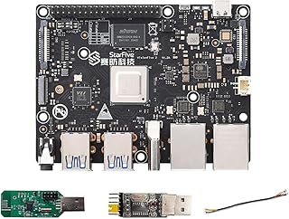 VisionFive2 RISC-V AI Single Board Computer Based on JH7110 SoC Quad-core 64bit Processor 3D GPU Onboard LPDDR4 8GB RAM WiFi & HDMI for Vision Application Support Linux (Early Bird with WiFi)