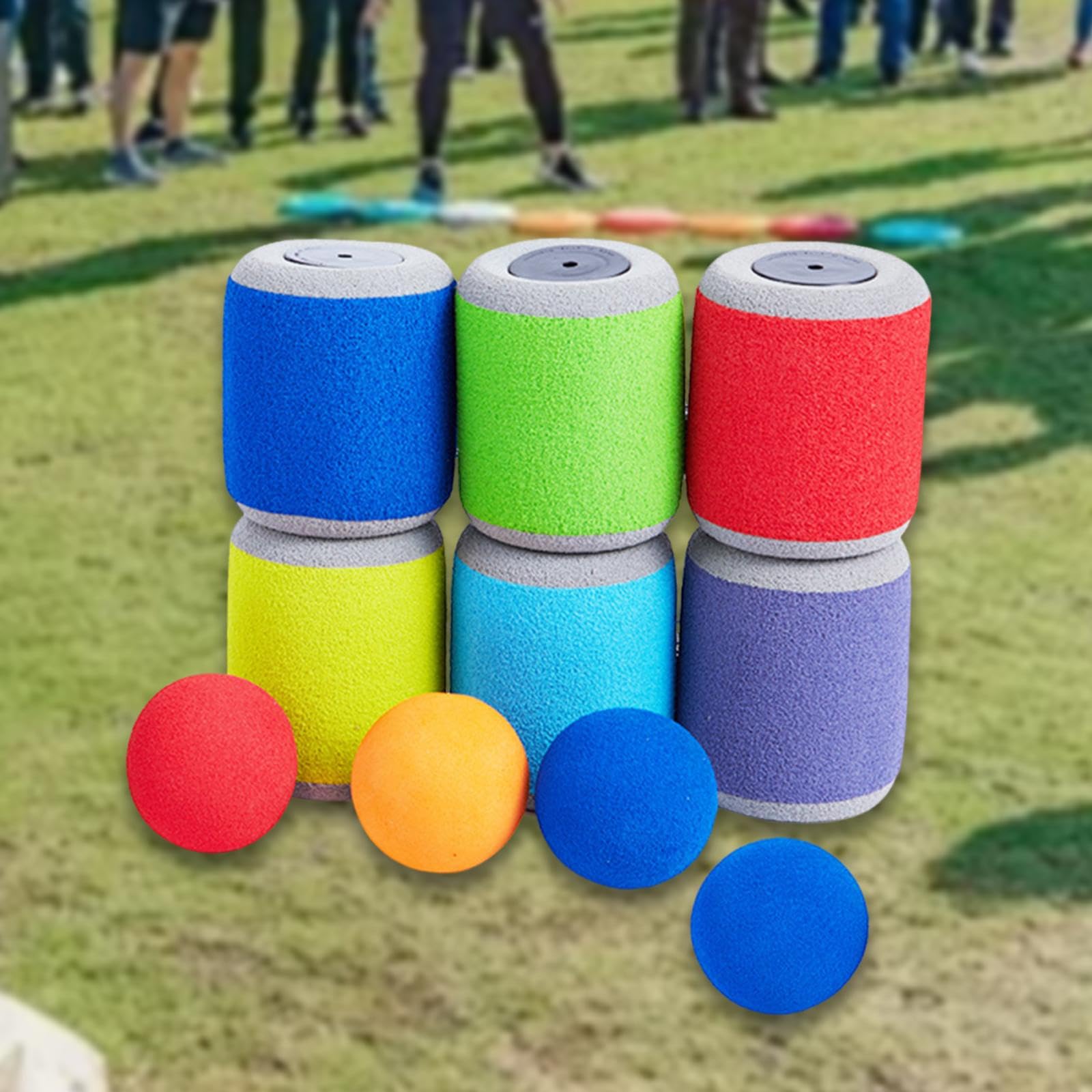 F Fityle 10 Pezzi Giochi Lancio Barattoli Bambini Palline Sensori Coordinazione Occhio Mano Interazione Genitore Bambino Materiale Pp Adatto per attività