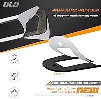 Vista 2 de HERCOO Junta de sello de luz de techo y de gálibo de cabina Compatible con Ram 1500 2500 3500 4500 5500 camionetas 2003 a 2018, adhesivo de un solo