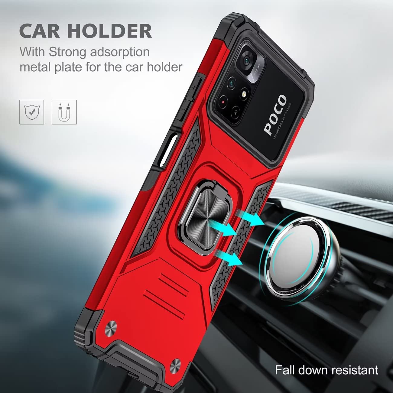 SEAHAI Cover per Xiaomi Redmi Note 11S 5G / Xiaomi Poco M4 PRO 5G Cover, Ultra Sottile Custodia in TPU a Gradiente Colori, Trasparente Silicone Morbido Case Antiurto Cover, Blu/Rosa