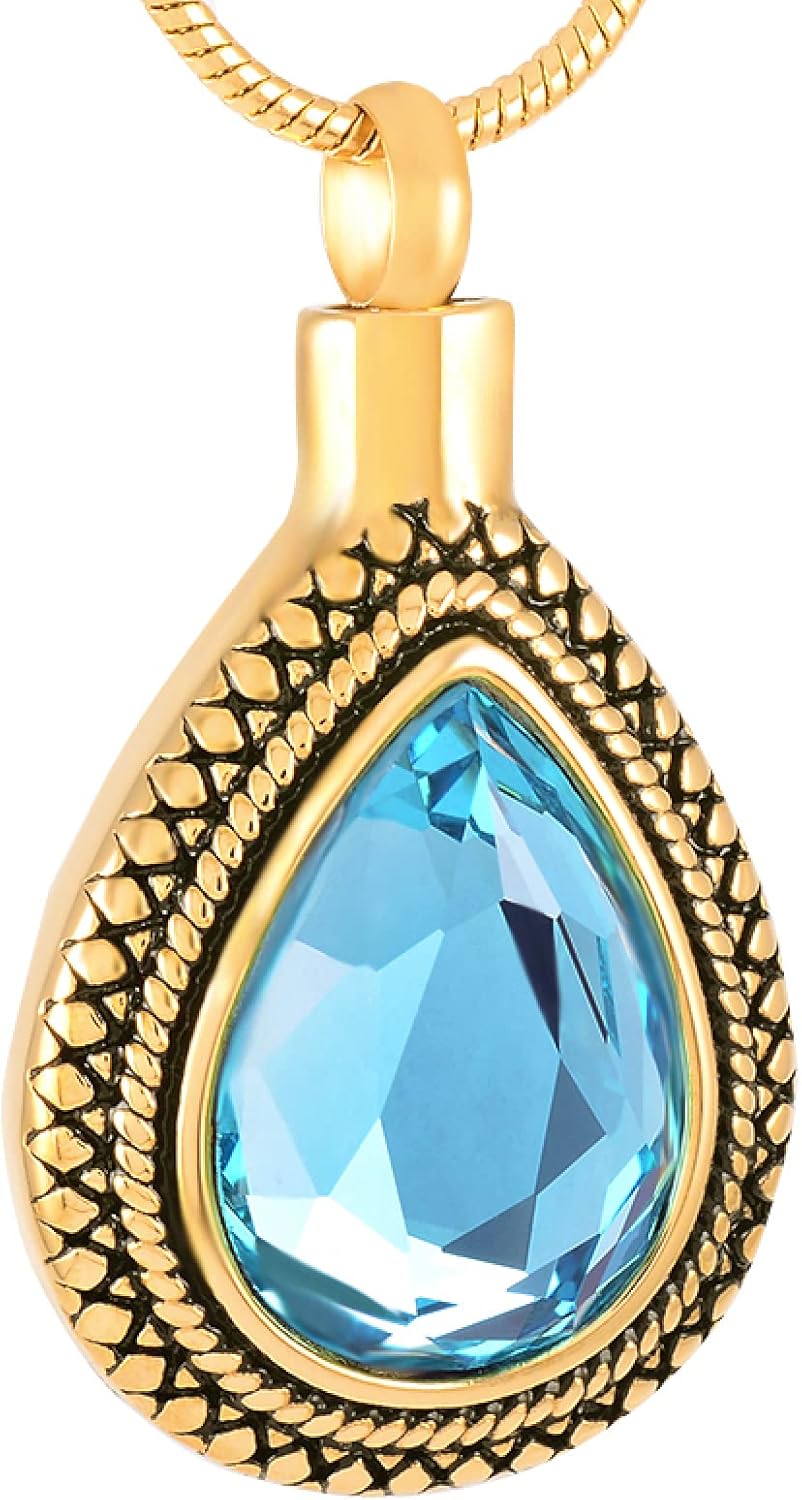 HCHD Ashes Necklace Cremation Jewelry Ashes Jewelry Urn