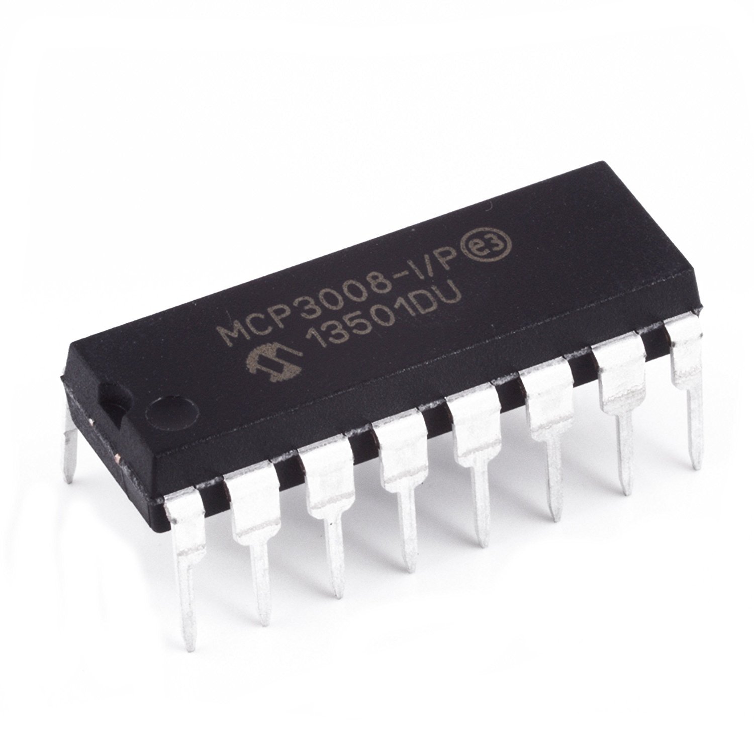 Amazon.co.jp: MCP3008 8チャネル 10ビット A/Dコンバータ(SPI接続
