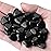YATOJUZI 20PCS Black Obsidian Heart Healing Crystals Natural Black Obsidian Crystal Set Black Love Stones Polished Stone Bulk Wholesale Mini Pocket Gemstones Reiki Energy Gifts for Women