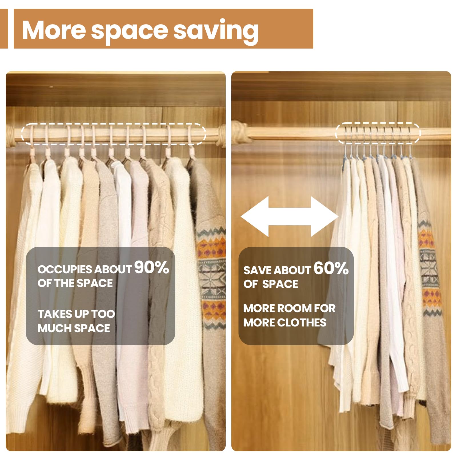 Jiang&Rong Paquete de 60 perchas de terciopelo gris, ultrafinas, antideslizantes que ahorran espacio, perchas de ropa sin hombros para suéteres, chaquetas, pantalones, vestidos y camisas, perchas de