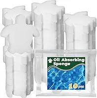 JMUQ Absorvedor de óleo de esponja de piscina, absorvente de espuma de piscina, filtro absorvente de espuma de hidromassagem, absorvente de óleo de tartaruga para piscinas e spas