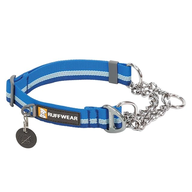 RUFFWEAR Collar de reacción en Cadena, Collar para Perros pequeños, Collar Ajustable para Mascotas sin tirones