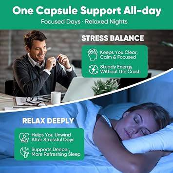 Fidus Cortisol Control Herbal Supplement for Women & Men with Ashwagandha, Magnesium, Rhodiola & L-Theanine, Daily Formula, USA Made