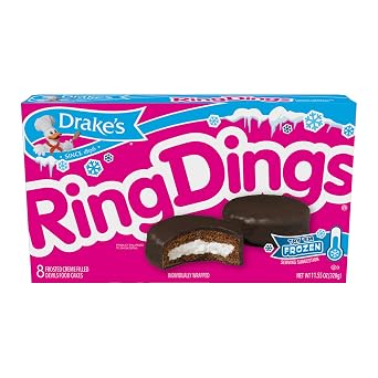 Drakes Ring Dings Cakes 13.5 oz, 10 Count