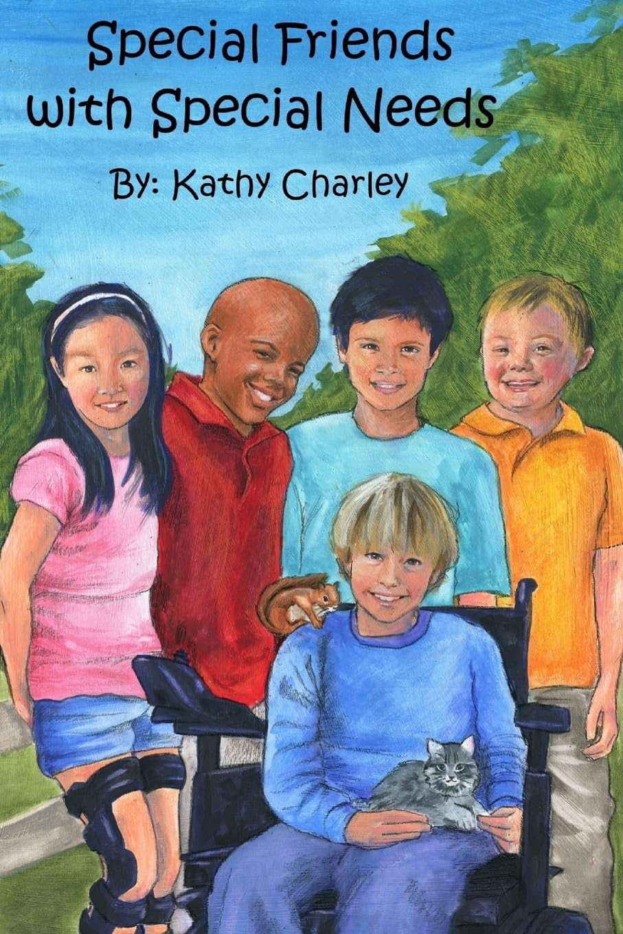 Multicultural Friends With Special Needs Vector Of Inclusive Education