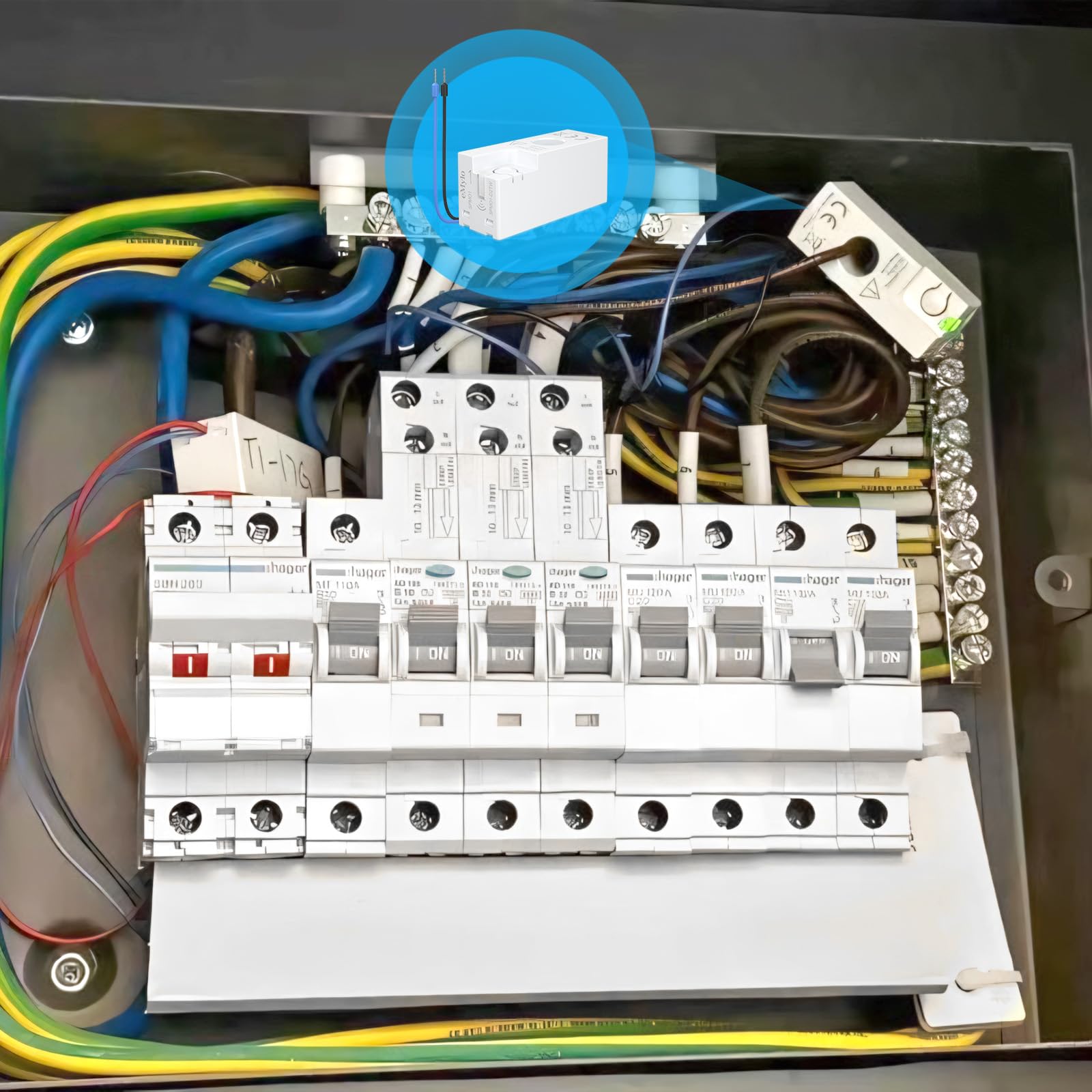 eMylo Inteligente Wifi Medidor de Energía Eléctrica Mini Monitor de Consumo en Tiempo Real 1 Fase Alta Precisión