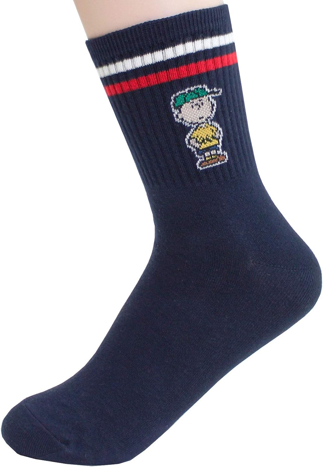 EVEI The Peanuts Snoopy Cartoon Movie Series Women's Original Socks One Size Snoopy20_5pairs