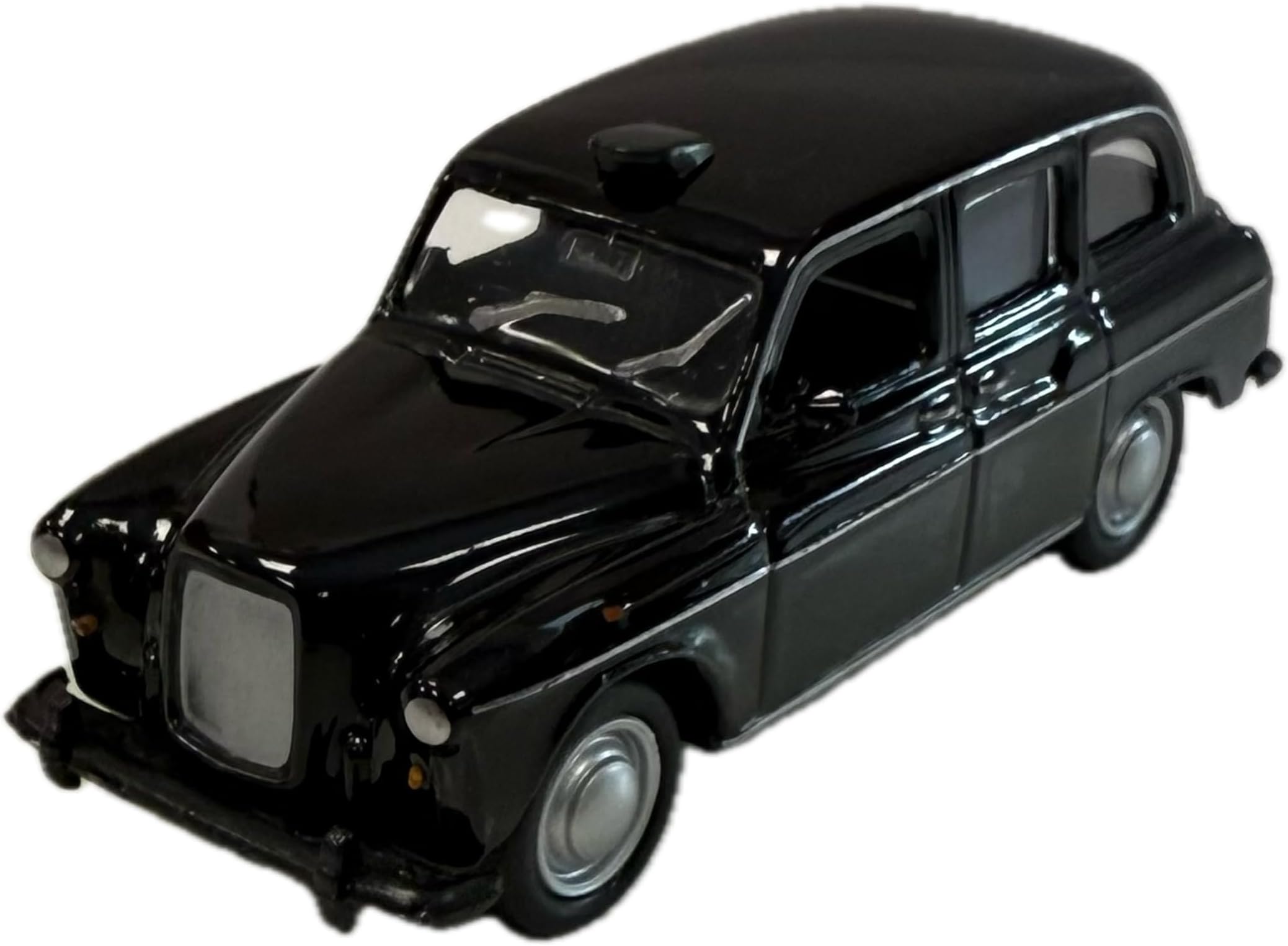 Welly London Black Taxi Mini Model Made of Die Cast Metal and Plastic Parts with Pull Back Go Action