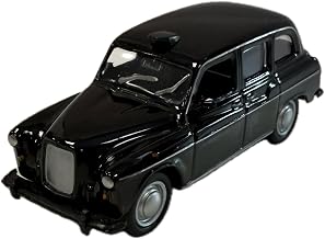 London Black Taxi Mini Model Made of Die Cast Metal and Plastic Parts with Pull Back & Go Action