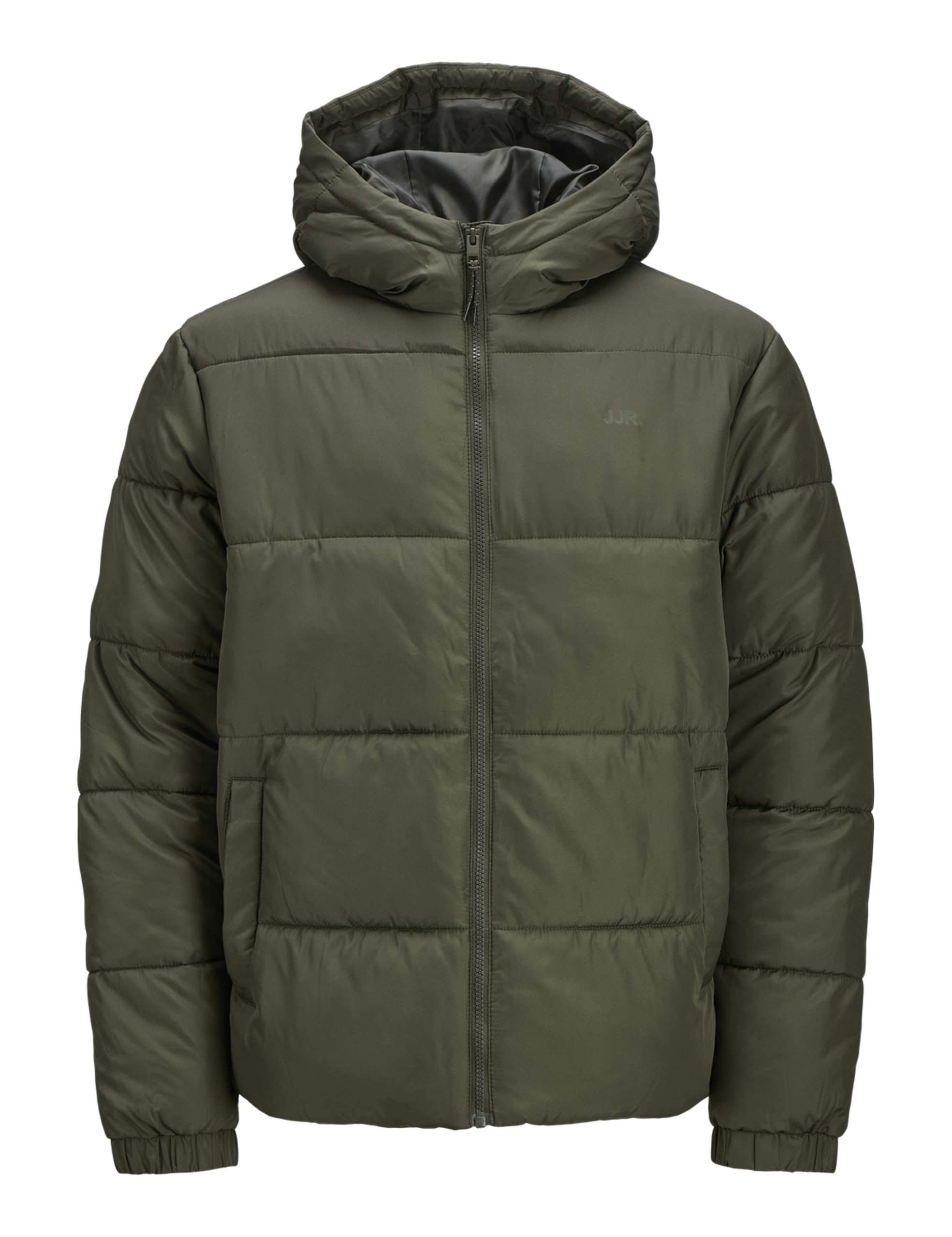 JJ REBEL Herren Jrebrebel Logo Puffer Hood