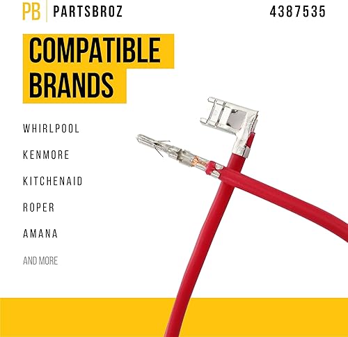 Miniatura 2 de 4387535 Kit de relé de compresor y sobrecarga, compatible con refrigerador Whirlpool Kenmore KitchenAid Roper - Reemplaza AP3108472 14210139 2154760