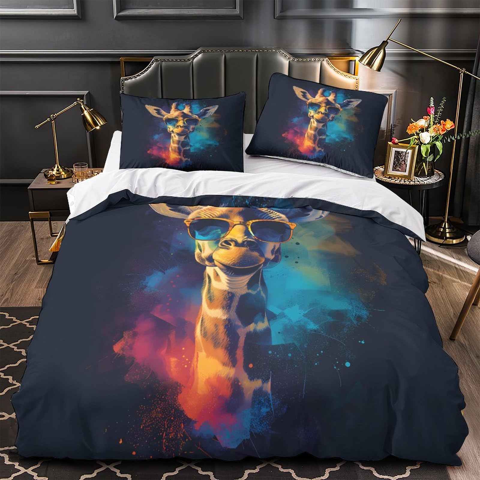 Housse de couette hypoallergique 200x200 fermeture éclair
