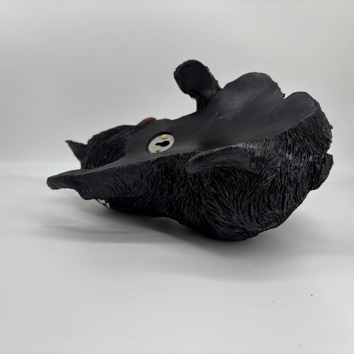 Black Bear cub Tree Hugger Decor. Forest Wildlife Animal Stadue，Climbing Tree Statue Hanging,Tree-Mounted - Realistic Polyresin stadue - for Housewarming, Outer Door,Garden, Yard.