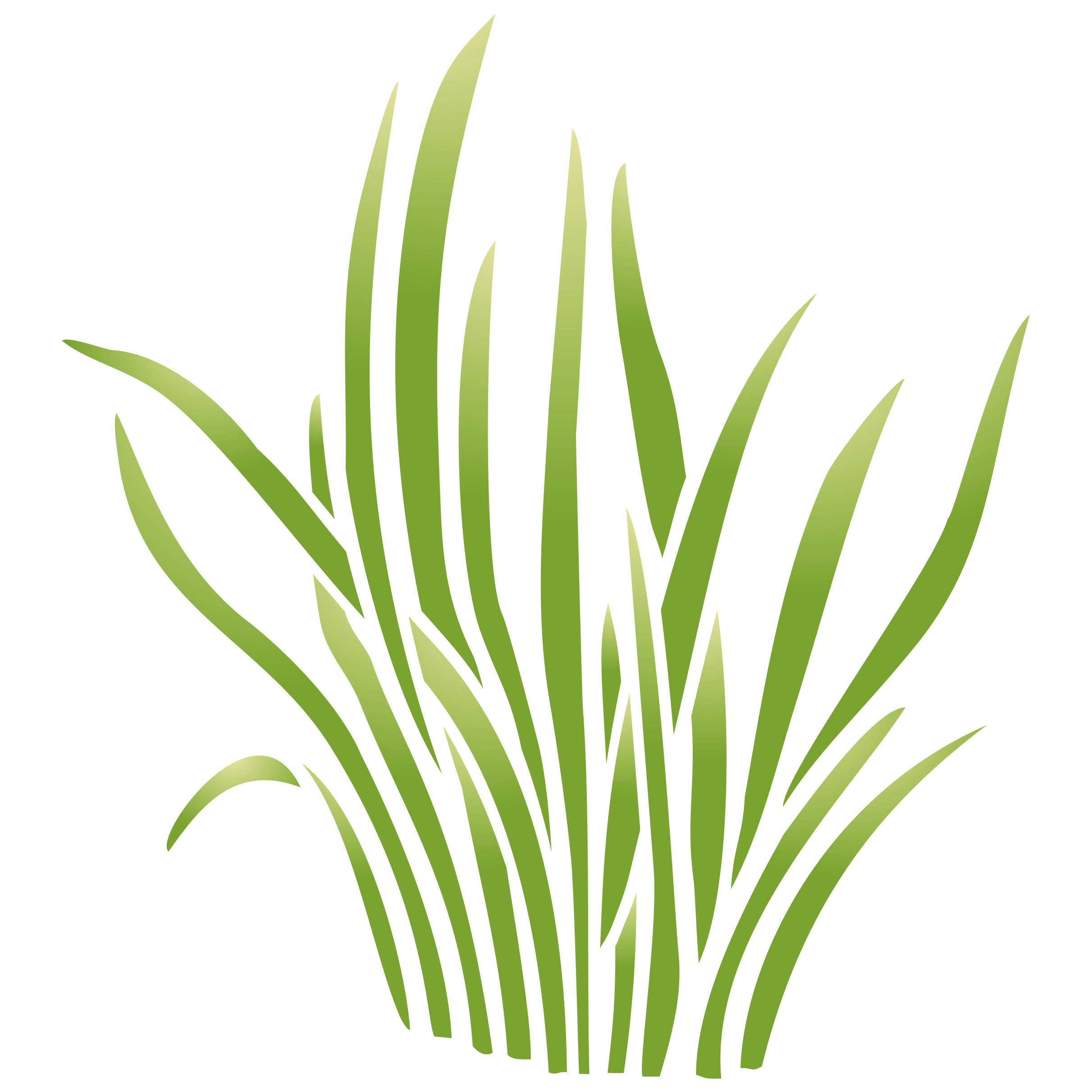 Pochoir herbe et feuilles pour décorer les cahiers et objets du jardin