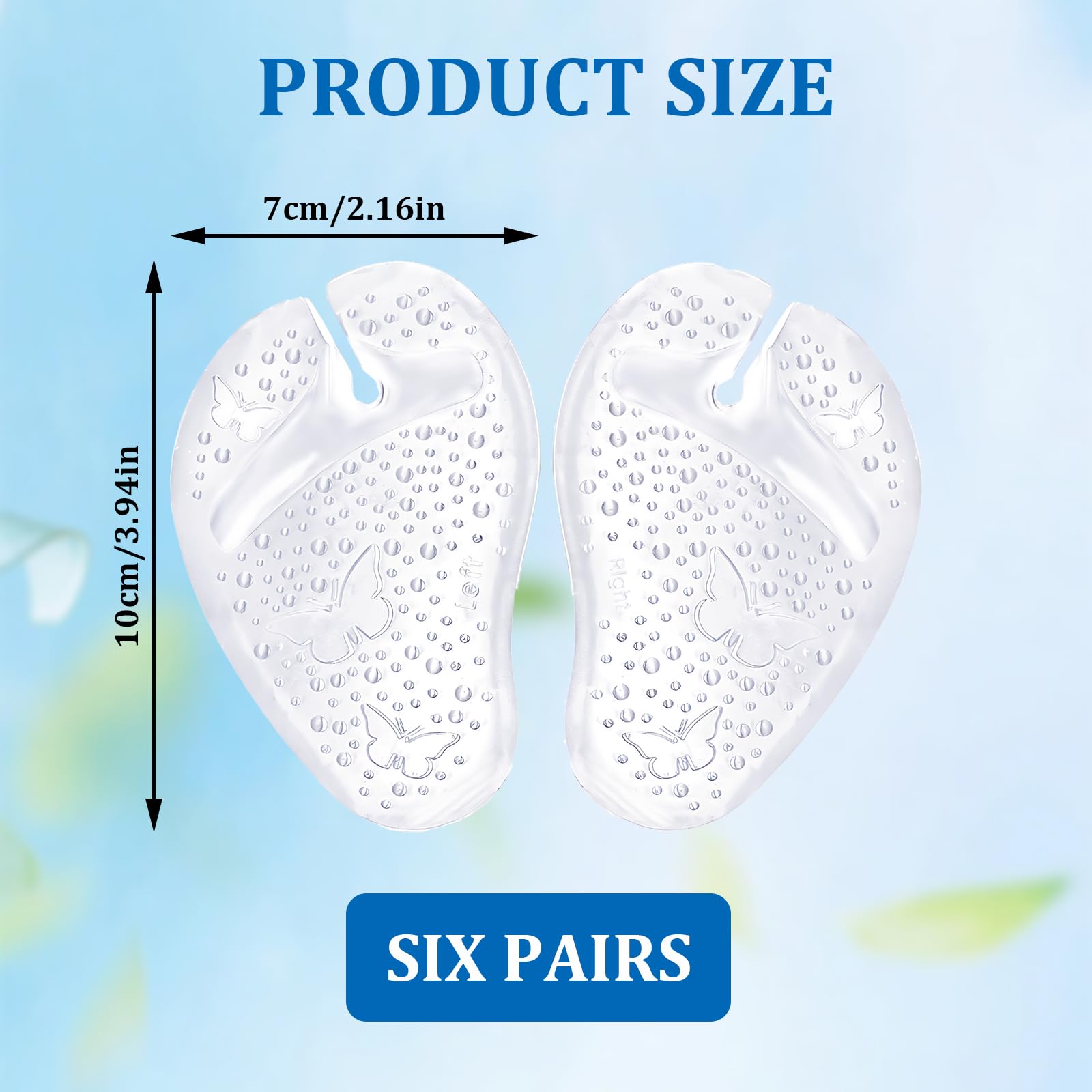 6 Pares Flip Flop Protector De Dedos Silicona Protectores De Sandalias Almohadillas Antideslizantes Para Dedos Aplicable A Flip Flop Protector De Dedos Protecteur D'Orteils Pour Femmes Hommes