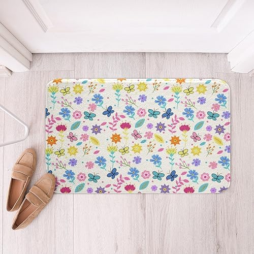 Miniatura 22 de Alfombras de baño para niños con guitarra eléctrica, notas musicales, elegantes alfombras retro, decoración de habitación de niños y niñas,