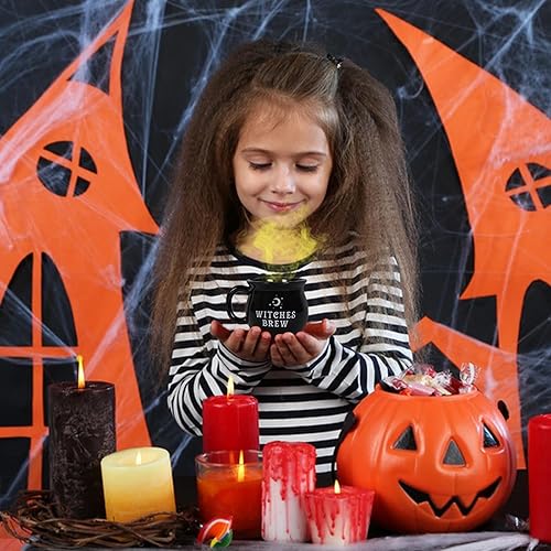 Miniatura 6 de ISTOOL - Taza de café con caldero de bruja de 10.1 fl oz10 onzas, tazas de café de cerámica, lindas tazas de agua de Halloween, vasos de verano e