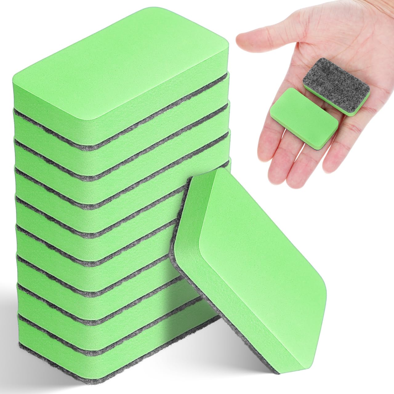Mini Whiteboard Erasers, 50 Pcs Mini Whiteboard Rubber