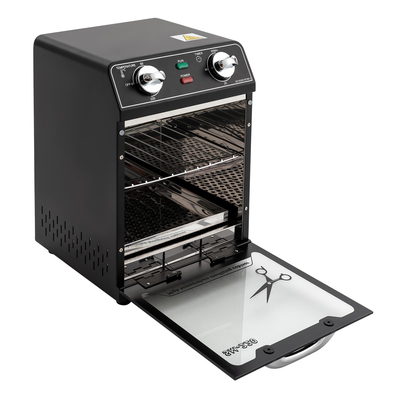 Sterylizator na suche ciepło, sterylizator na gorące powietrze, sterylizator do instrumentów, 600 W, 220°C, sterylizator wysokotemperaturowy, urządzenie do sterylizacji stóp, studia paznokci