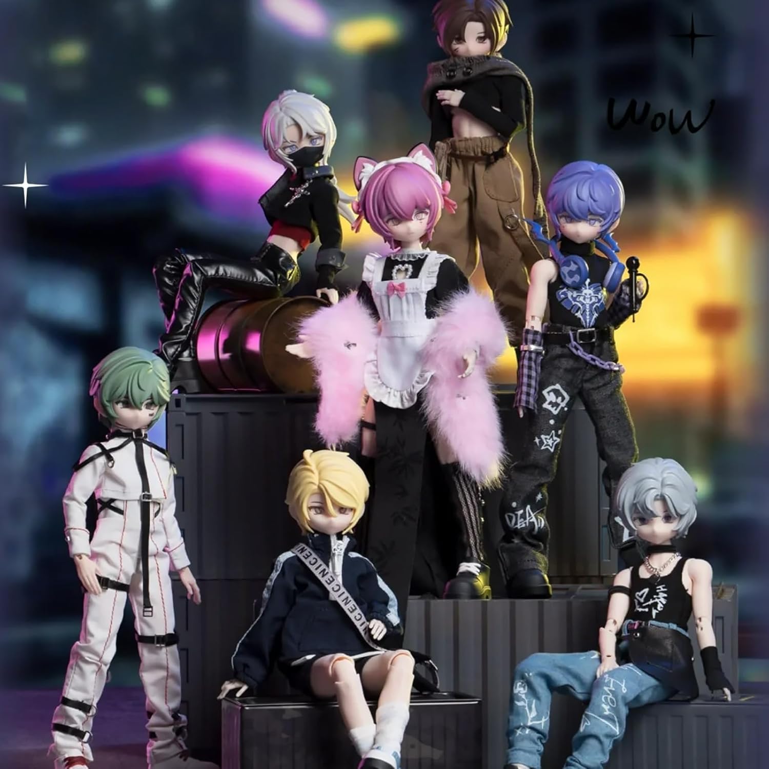 CALEMBOU BJD Blind Box, 1/8 Zack Event Series 16cm Ball Jointed Doll, Cute Dress Up Doll with Joints, Collection Action Figure for Birthday Christmas