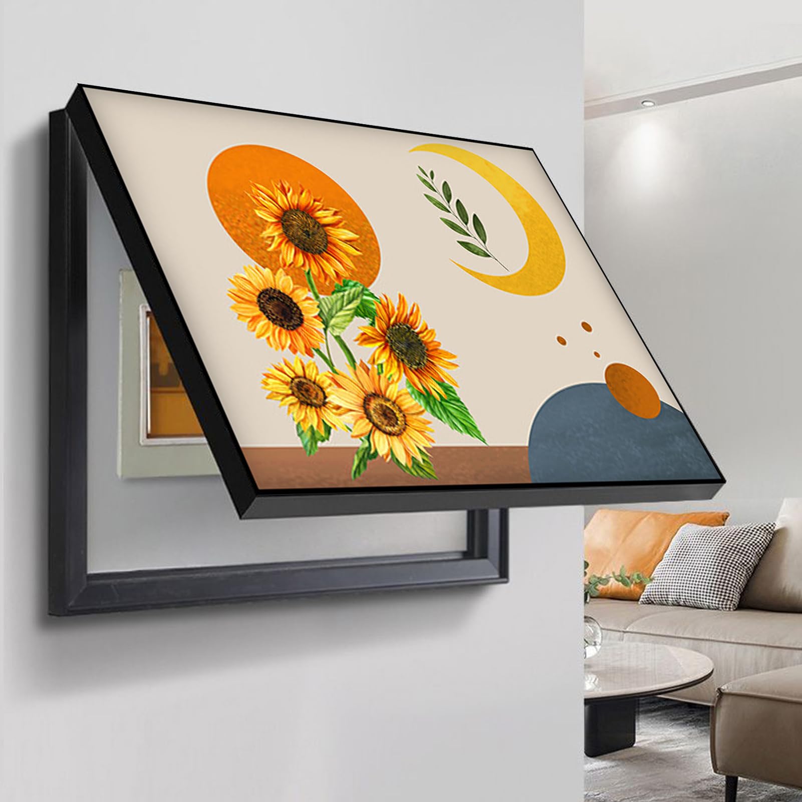 ThAyLa Pannello di copertura del contatore elettrico nascondi dipinti, quadro decorativo moderno interruttore scatola di distribuzione, nascondi scatola di protezione di distribuzione copertura