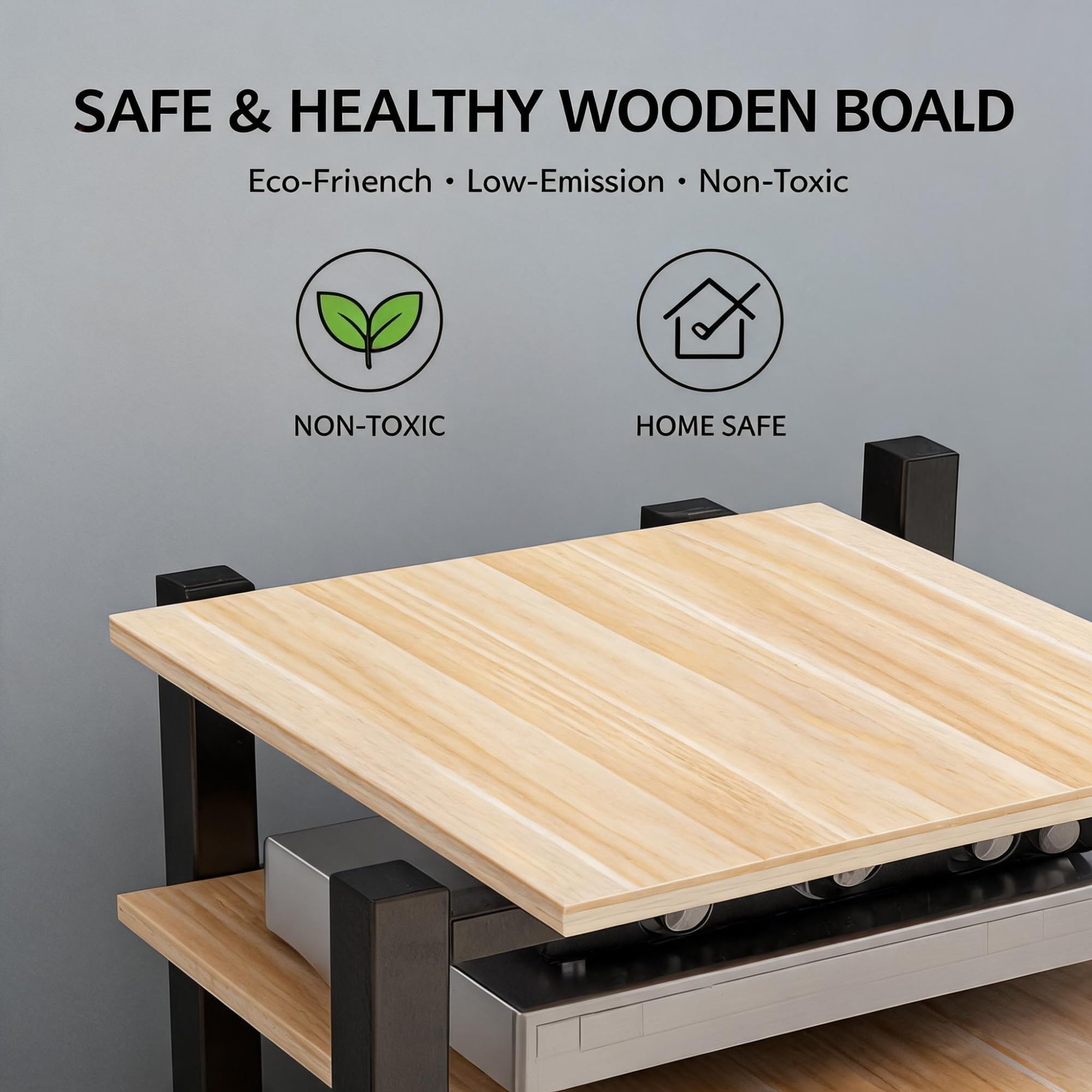 Supporto per audio rack, torre di intrattenimento a 2/3/4 livelli per home theater o ufficio, armadietto audio resistente per organizzare apparecchiature AV