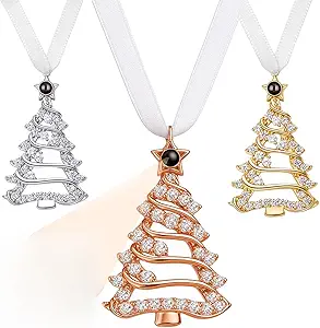 Custom Projection Photo Ornaments, Personalized Memorial Ornaments with Picture Inside, Christmas Hanging Decor for Family Xmas Party, Christmas Tree Projection Pendant 2025