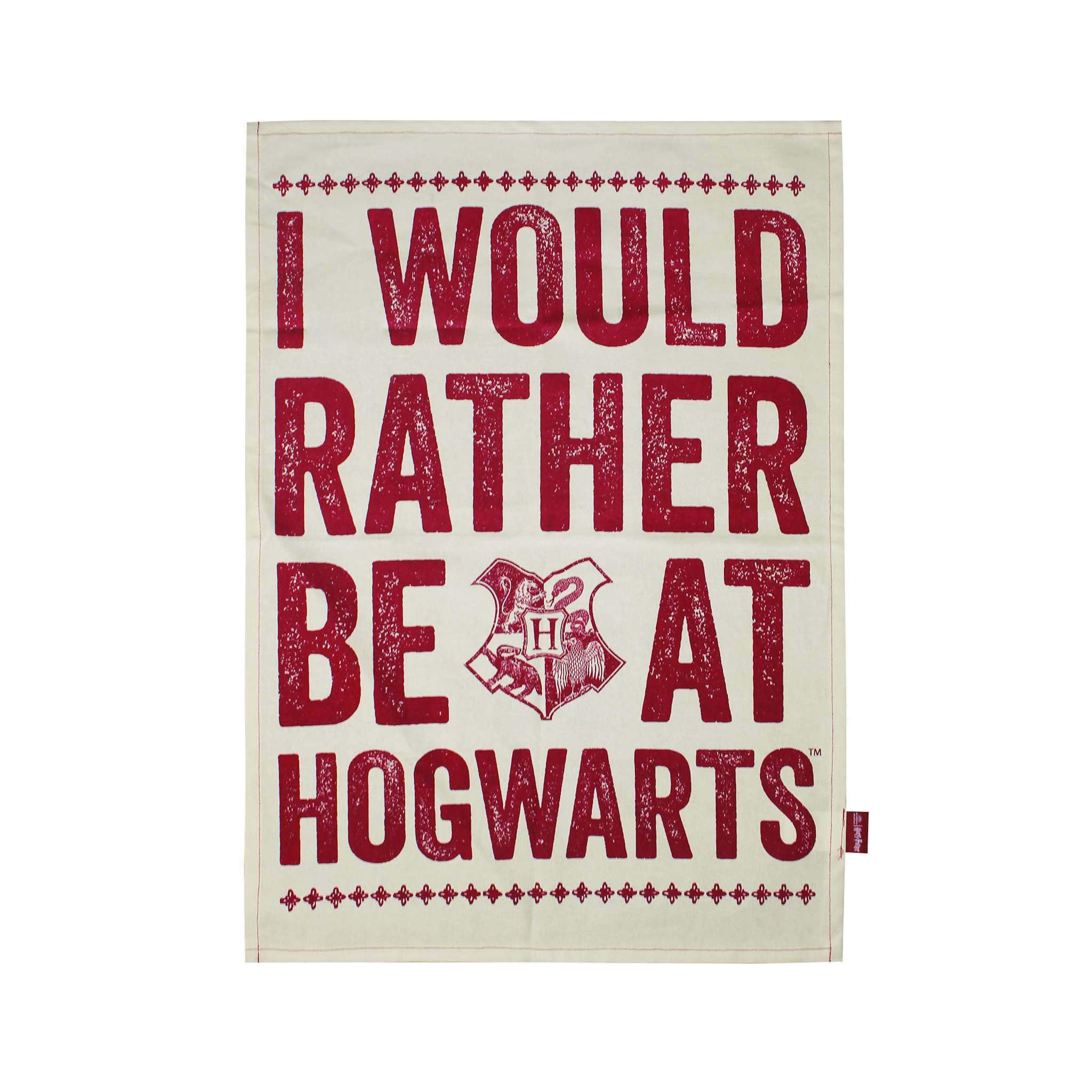 Half Moon Bay | Harry Potter | Hogwarts Crest Tea Towel | Kitchen Cloth | 100% Cotton