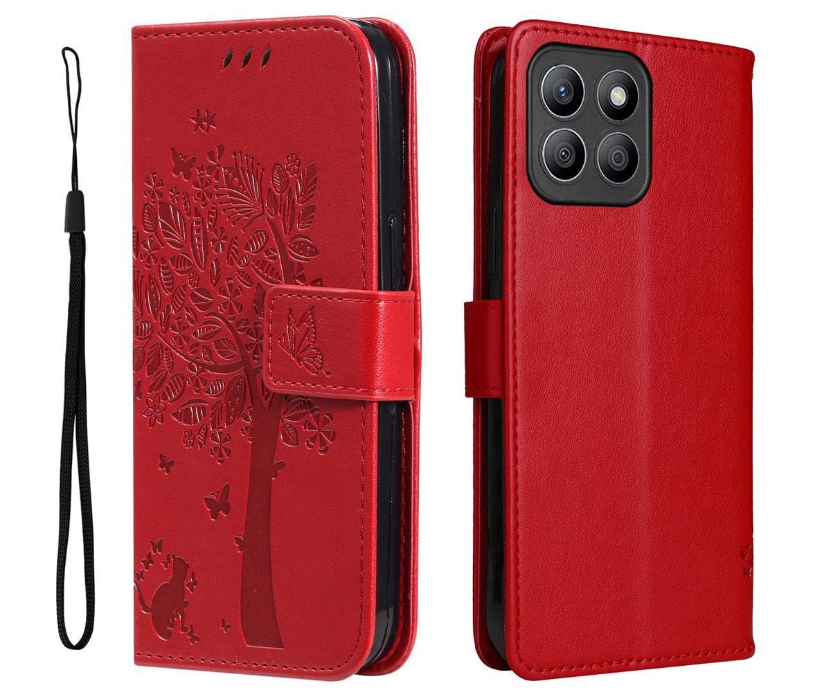 GOKEN Cover per Honor X8b, Custodia Flip TPU/PU Portafoglio
