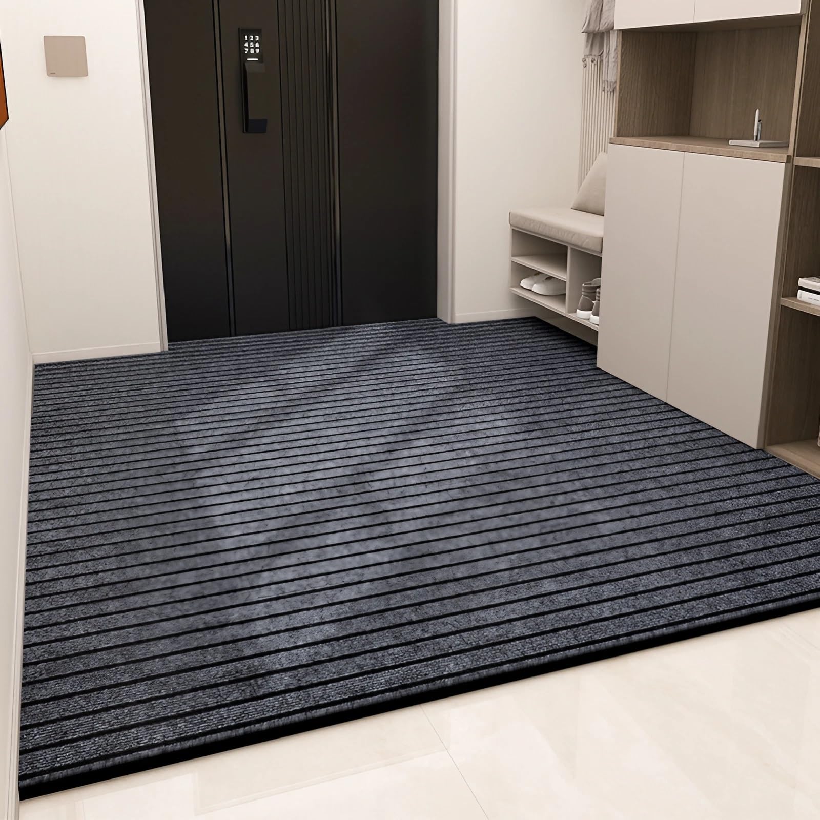 Paillasson en peluche doux et confortable pour porte et intérieur