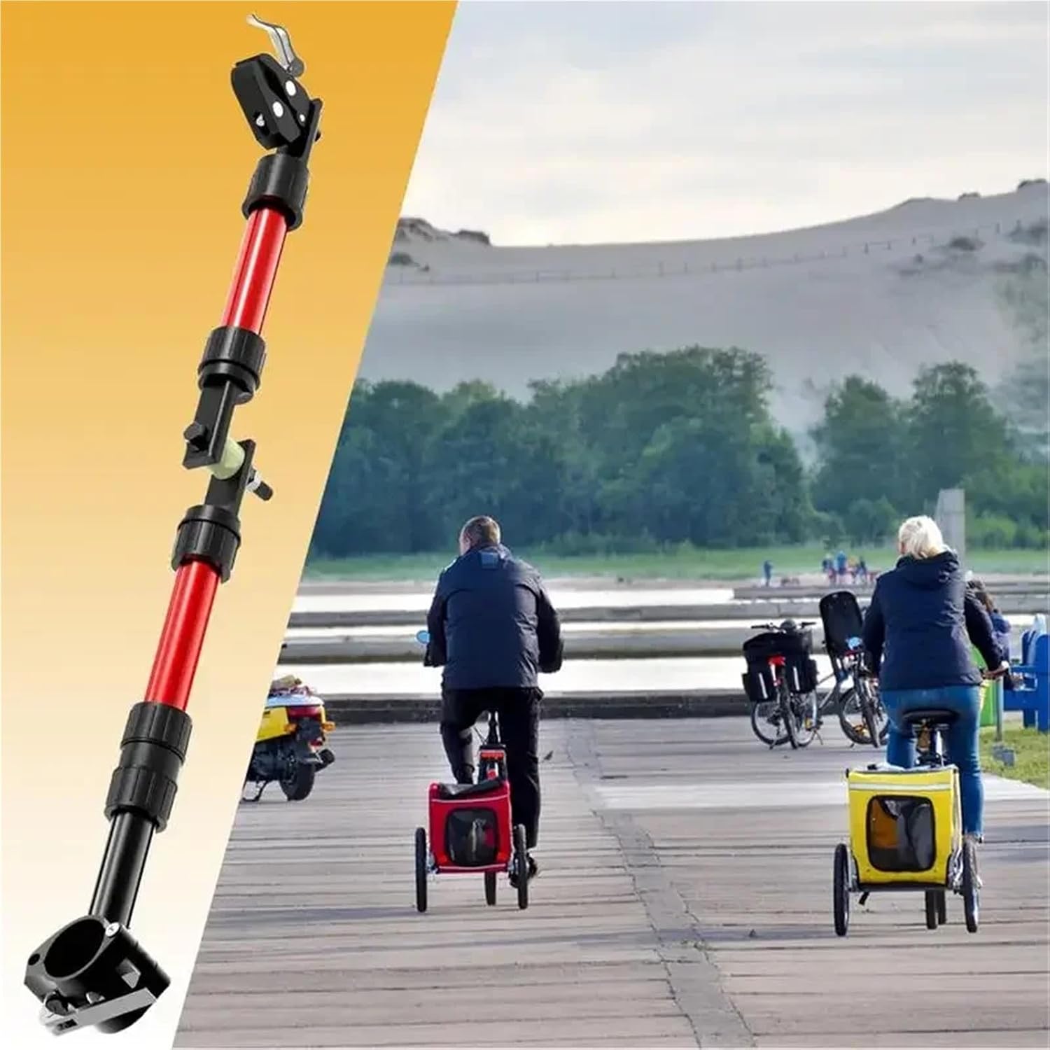 270 Degree Swivel Bicycle Towing Hitch Trailer Adapter Attachment Cycling Accessories 卖点
