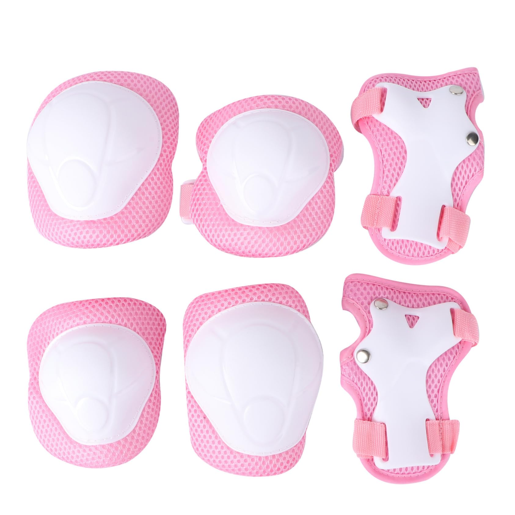 NULYLU Children's Skateboard Protective Kit Elbow Wrist Kneepads Set for Skating Cycling Boys Girls
