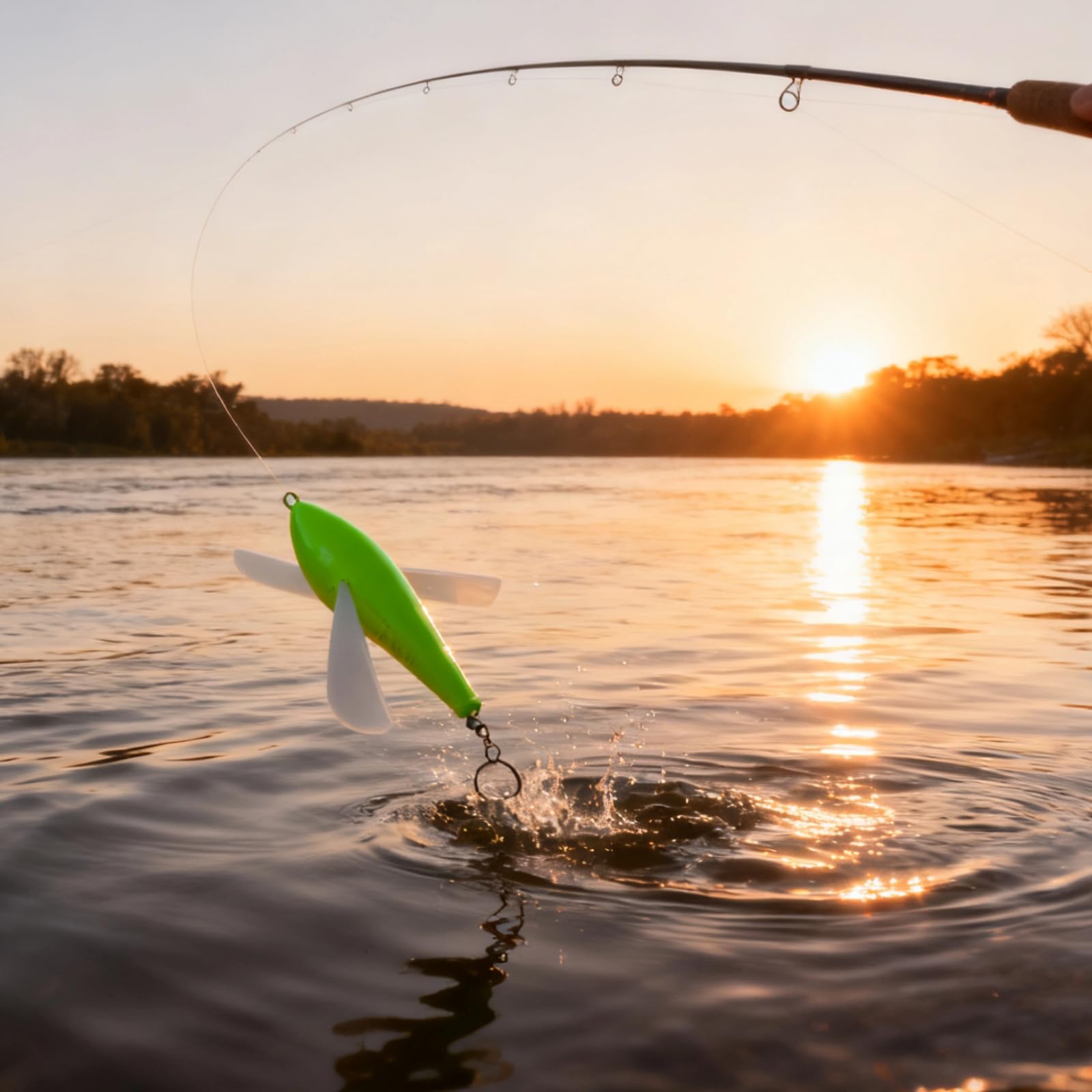 7,9 Zoll / 20 cm grüner Holz Angelköder, Big Airplane Baits Schleppköder mit Kunststoffflügeln, Köder für Thunfisch im Meer, einfacher Verbinder, stabiles Werfen, Meeresangelköder