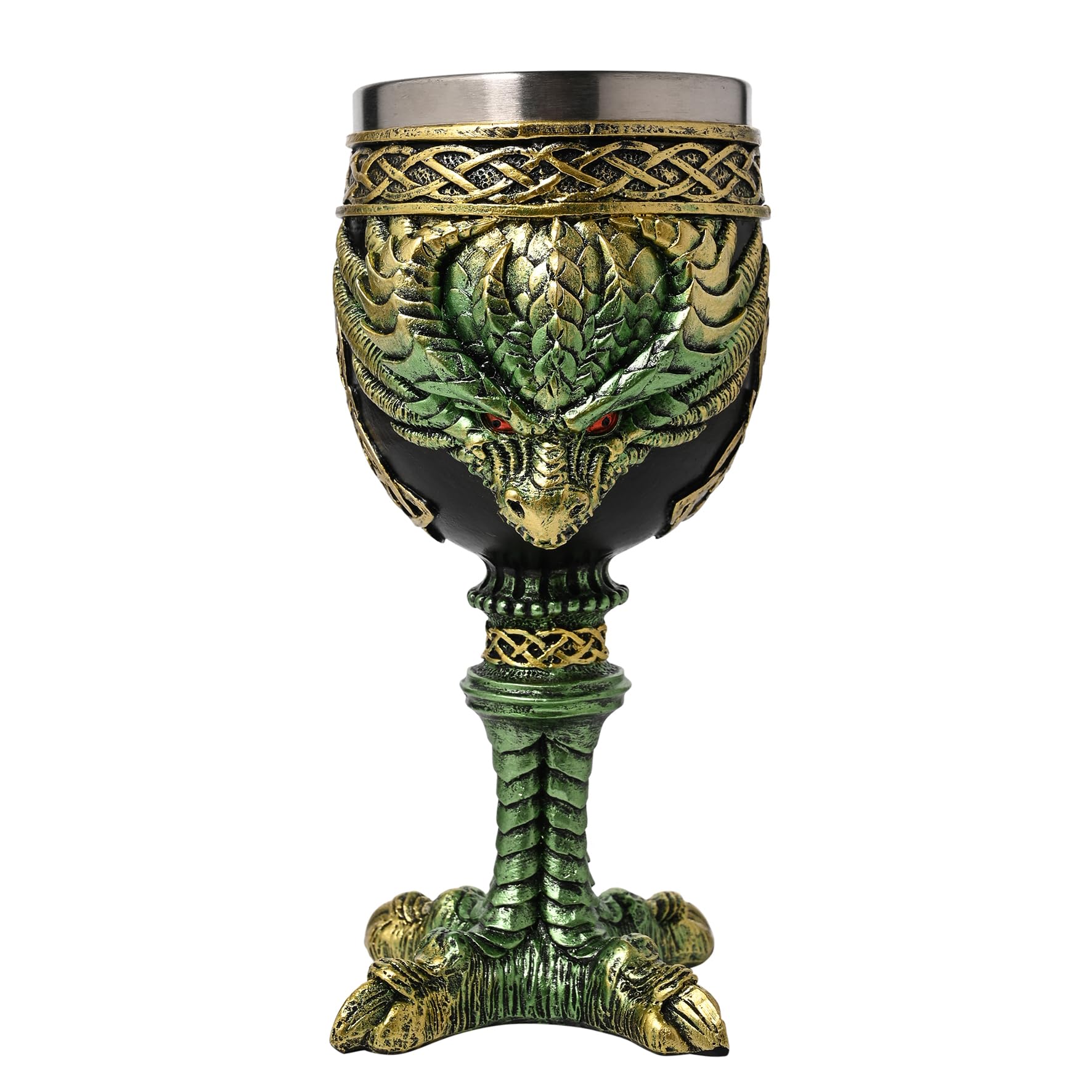 Widdop and CoJuliana Mystic Legends - Dragon Claw Goblet - Mythical, Fantasy & Gothic Drinking Cup, Homeware for Medieval Party, Roleplay Gaming & Home Decor.