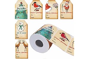 400 Pieces Vibrant Christmas Card Seals Stickers, Enhance Your Holiday Greetings