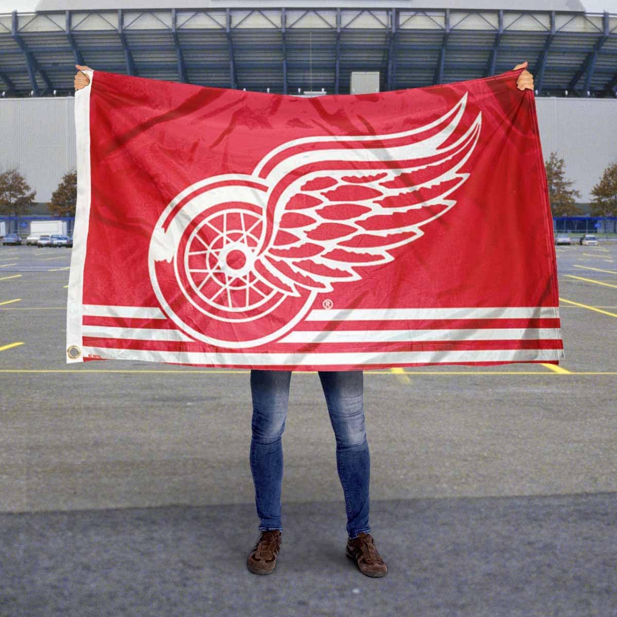 Detroit Red Wings Flag 3x5 Banner - Image 5