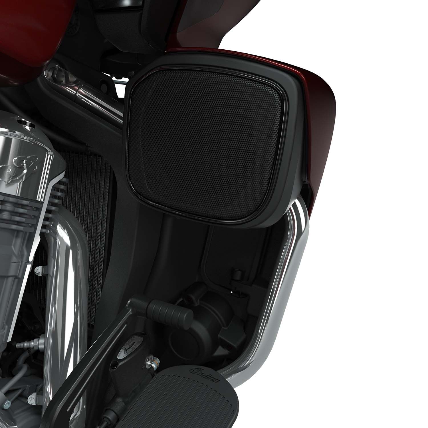 Indian Motorcycle Powerband Audio Lower Fairing Speaker Bezels, Pair