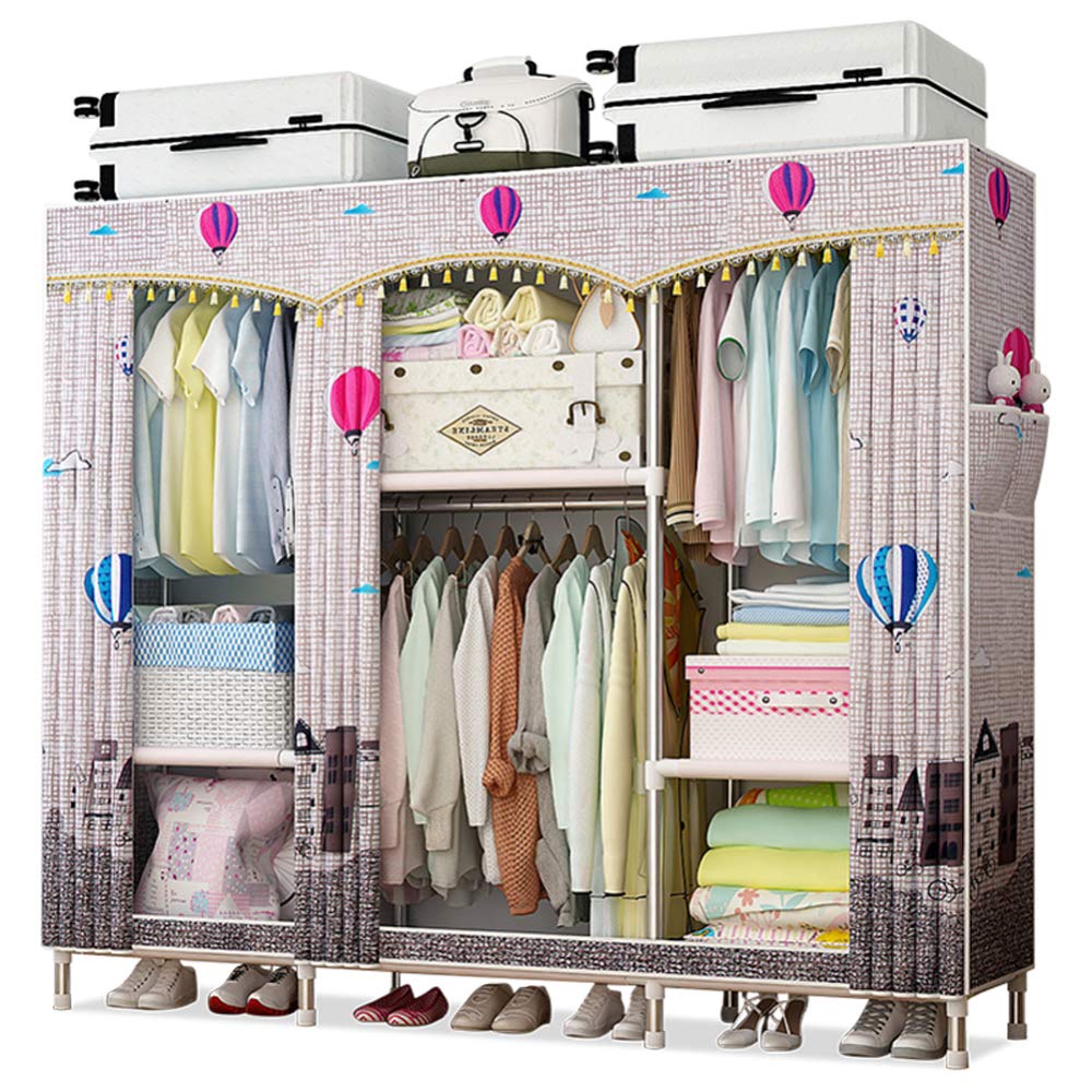 Stockage de garde-robe pliable suspendu grand organisateur vêtements
