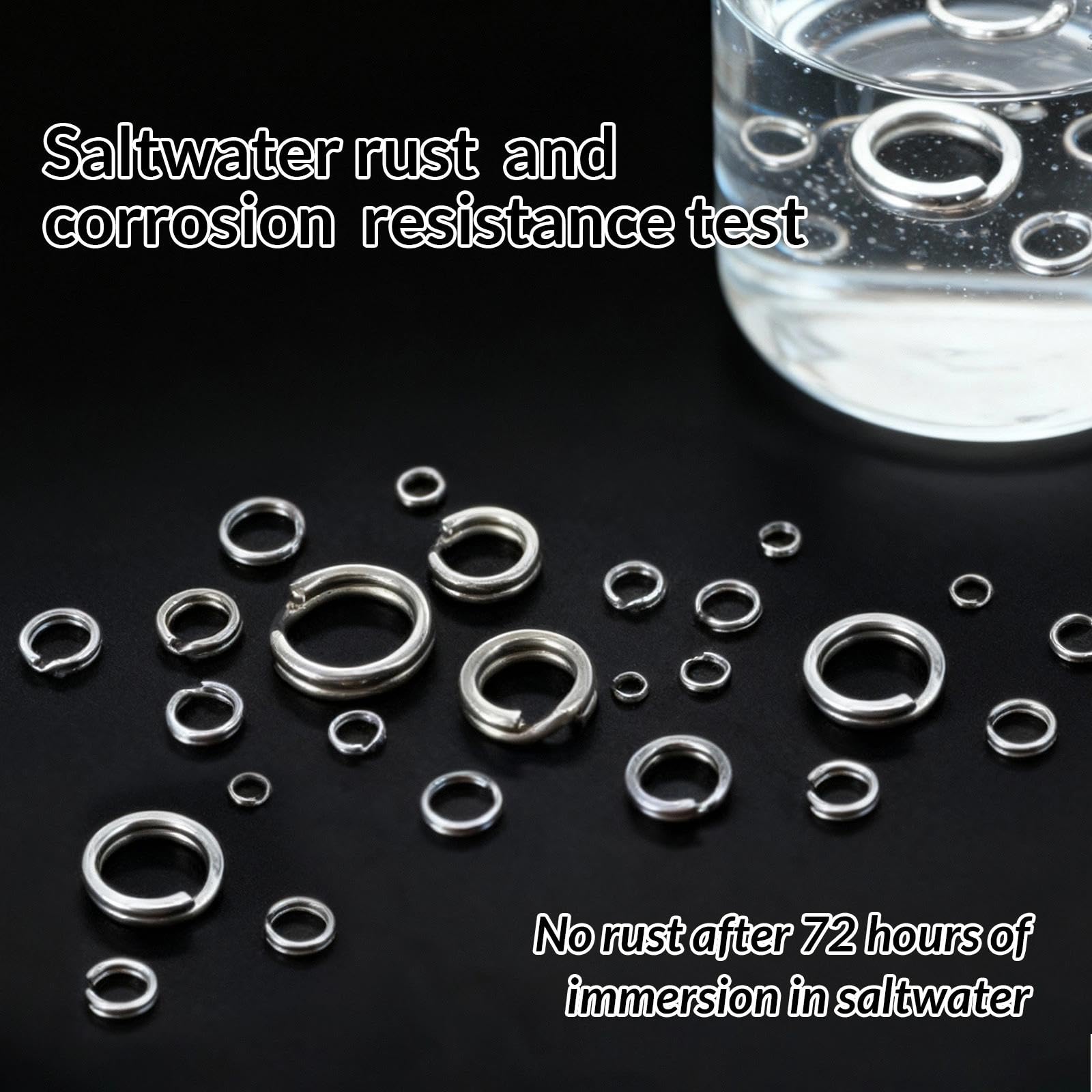 Terminal Split Rings Snapklik.com : FishTrip Split Rings Fishing 50Pcs - Stainless Steel ...