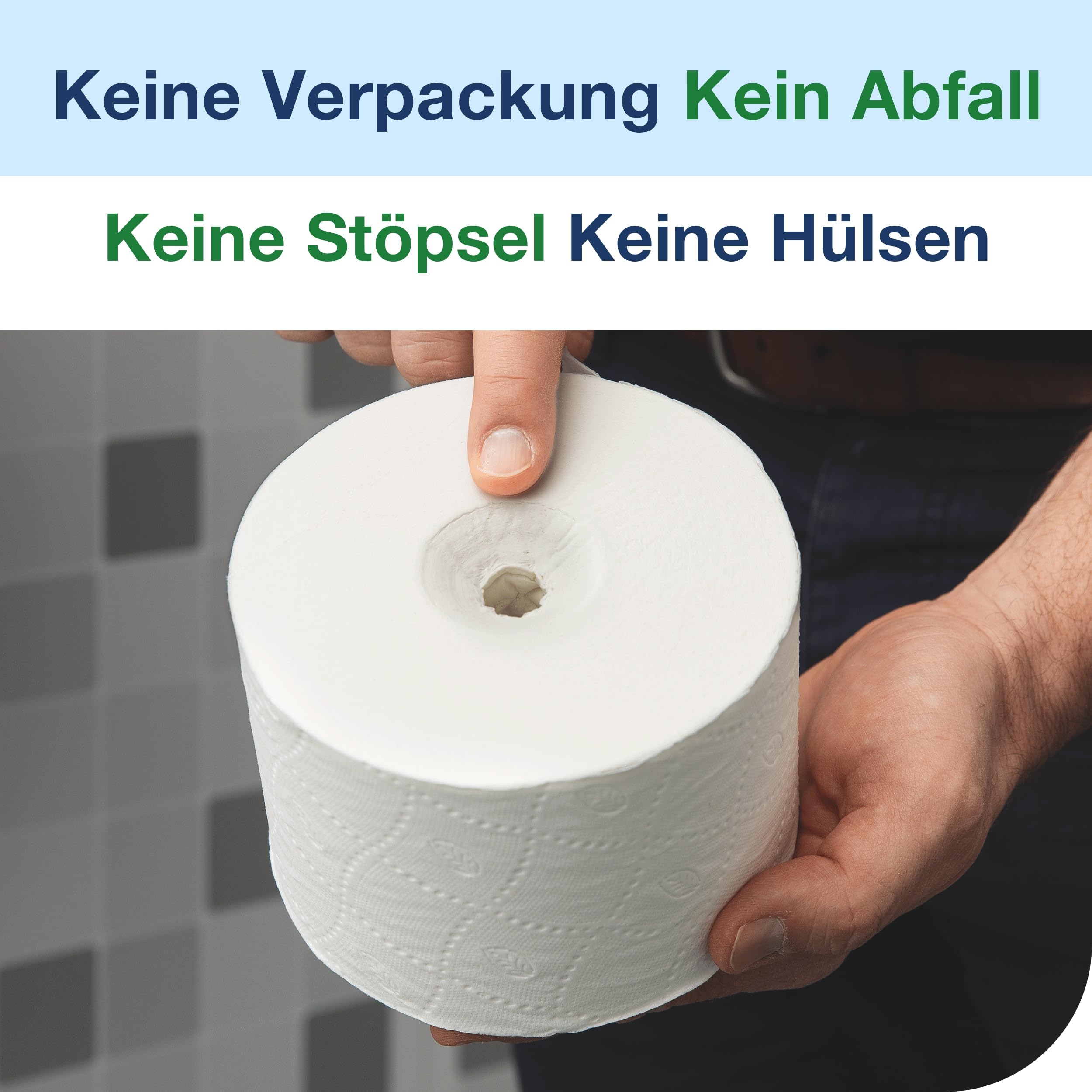 Tork OptiServe Extra Soft Sleeveless Toilet Paper White T7, Premium, 3-Ply, 18 x 550 Sheets, 472650