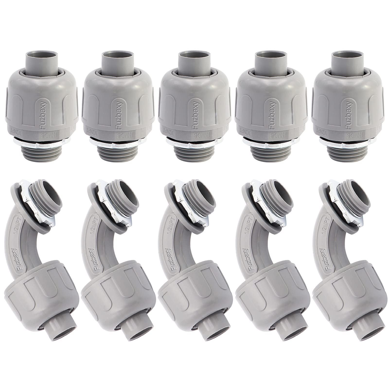 Buy Fuzbaxy 1/2" (180D/90D) NPT Liquid Tight Connector Electrical