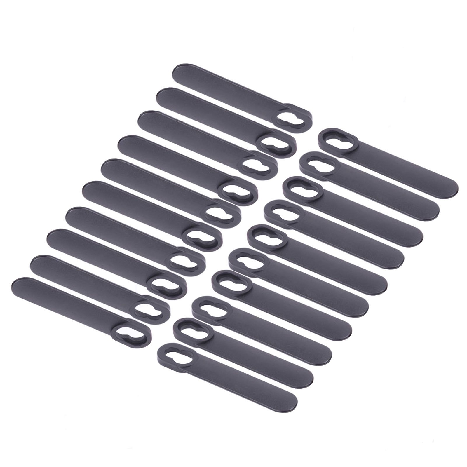 First4spares Premium Clip on Lawnmower Blades for Black+Decker GR120 & GX295 Lawnmowers - Pack of 20