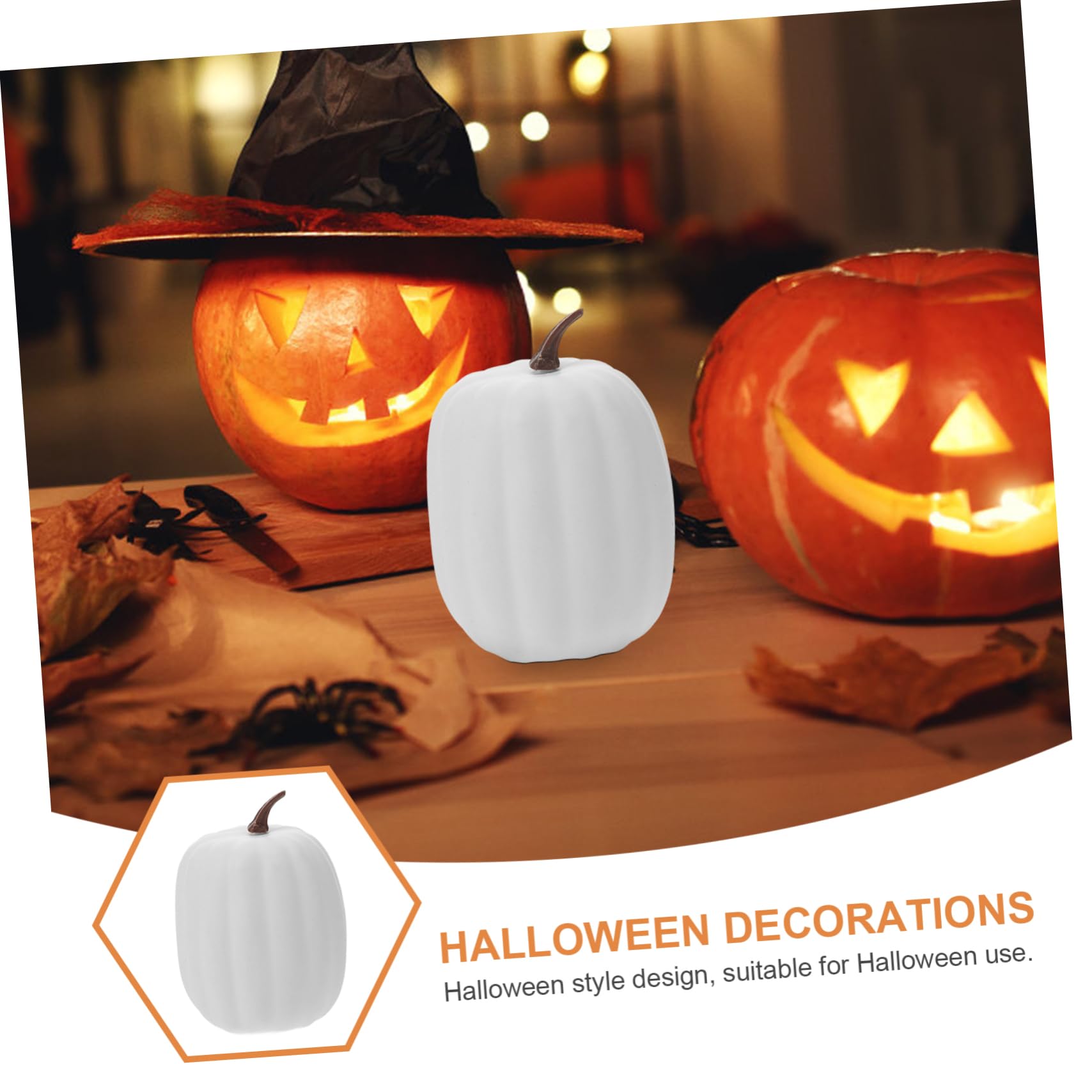 ULTECHNOVO 6pezzi Decorazione Autunnale Artificiale Piccola Simulata Plastica Halloween Decorazione Vegetale Finta