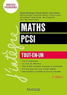 Maths PCSI - 2e éd.: Tout-en-un