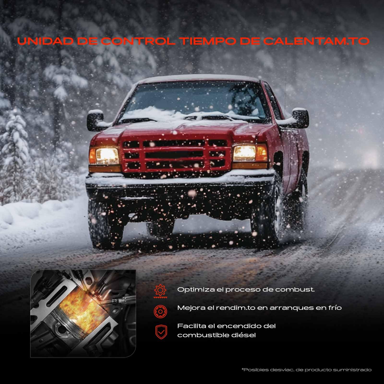 Frankberg Unidad de control del tiempo de calentamiento 13-Polos Compatible con Clase C W204 CLS C219 Clase E W211 W212 Clase S V221 W221 Clase G W463 6429007701